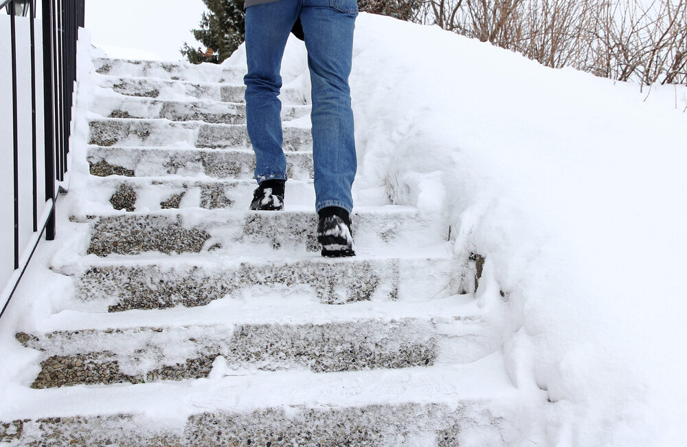 Suffering A Slip And Fall Accident In Winter